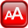 Red Font Icon 32x32 png