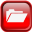 Red Open Icon 32x32 png