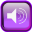 Violet Audio Icon 32x32 png