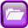 Violet Open Icon 32x32 png