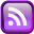Violet RSS Icon 32x32 png