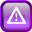 Violet Warning Icon 32x32 png