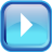 Blue Play Icon 48x48 png