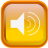 Orange Audio Icon 48x48 png