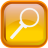 Orange Search Icon 48x48 png