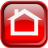 Red Home Icon 48x48 png