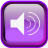 Violet Audio Icon 48x48 png