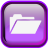 Violet Open Icon 48x48 png