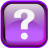 Violet Question Icon 48x48 png
