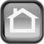Black Home Icon 64x64 png