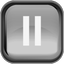 Black Pause Icon 64x64 png