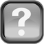 Black Question Icon 64x64 png