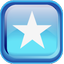 Blue Favorites Icon 64x64 png