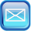 Blue Mail Icon 64x64 png
