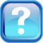 Blue Question Icon 64x64 png