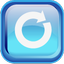 Blue Reload Icon 64x64 png