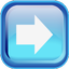 Blue Right Icon 64x64 png