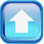 Blue Up Icon 64x64 png