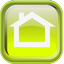 Green Home Icon 64x64 png