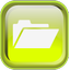 Green Open Icon 64x64 png