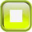Green Stop Playback Icon 64x64 png