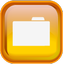 Orange Folder Icon 64x64 png