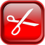 Red Cut Icon 64x64 png