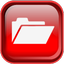Red Open Icon 64x64 png