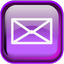 Violet Mail Icon 64x64 png