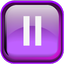 Violet Pause Icon 64x64 png