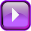 Violet Play Icon 64x64 png