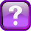 Violet Question Icon 64x64 png