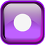 Violet Record Icon 64x64 png