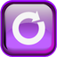 Violet Reload Icon 64x64 png