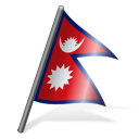 Nepal Flag 3 Icon 128x128 png