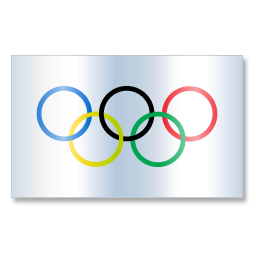 International Olympic Committee Flag 1 Icon 256x256 png
