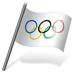 International Olympic Committee Flag 3 Icon 256x256 png
