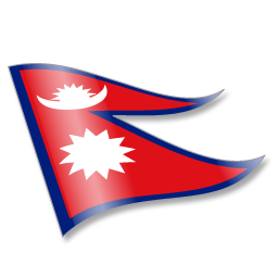 Nepal Flag 2 Icon 256x256 png