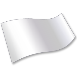 Solid Color White Flag 2 Icon 256x256 png