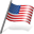 United States Flag 3 Icon 32x32 png