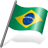 Brazil Flag 3 Icon