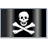 Pirates Jolly Roger Flag 1 Icon 48x48 png