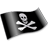 Pirates Jolly Roger Flag 2 Icon 48x48 png