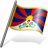 Tibetan People Flag 3 Icon 48x48 png