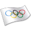 International Olympic Committee Flag 2 Icon 64x64 png