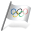 International Olympic Committee Flag 3 Icon 64x64 png