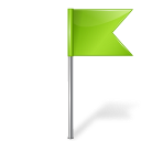 Map Marker Flag 4 Right Chartreuse Icon 128x128 png