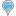 Map Marker Bubble Azure Icon 16x16 png