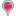 Map Marker Bubble Pink Icon 16x16 png