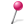 Map Marker Ball Right Pink Icon 24x24 png